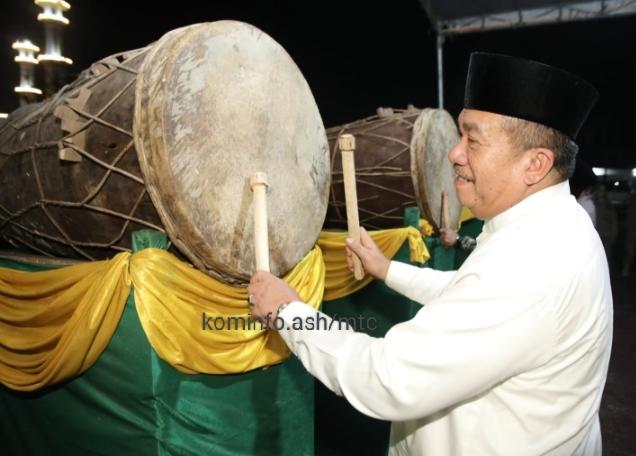 Bupati Asahan Lepas Pawai Malam Takbiran