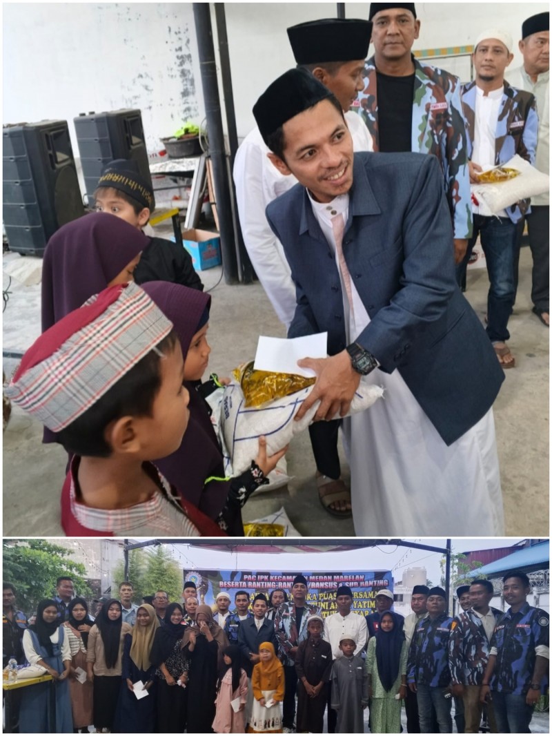 PAC IPK Medan Marelan Dan Bersama Ustadz Abu Azzam,Gelar Buka Puasa Bersama Anak Yatim dan Berbagi Takjil kepada Masyarakat.
