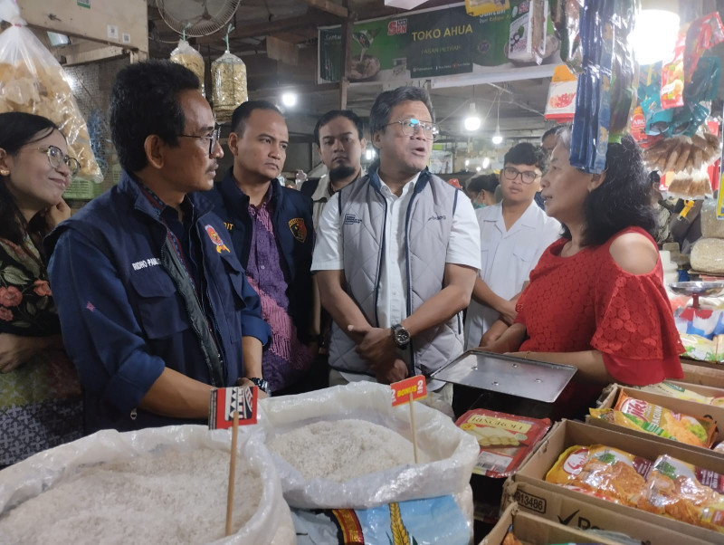Pastikan Harga Pangan Aman, Subdit I Indag Krimsus Polda Sumut Sidak Pasar Petisah dan Sukarami
