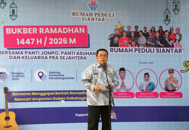 Wali Kota Wesly Buka Puasa Bersama Dengan Organisasi Rumah Peduli Siantar