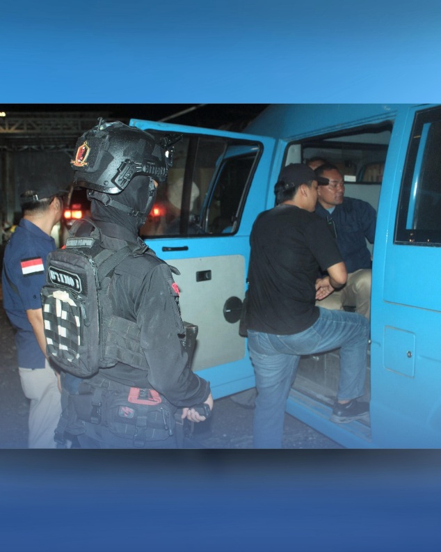 Brimob Polda Sumut Bersama BNN Gencarkan Razia Narkoba di Gunungsitoli, 7 Orang Positif Diamankan