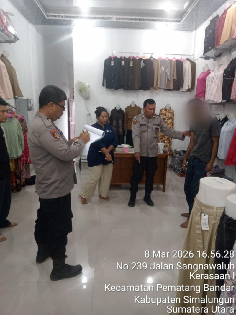 Polsek Perdagangan Selamatkan Maling HP dari Amukan Massa, Kerugian Rp 30 Juta di Toko Kerasaan