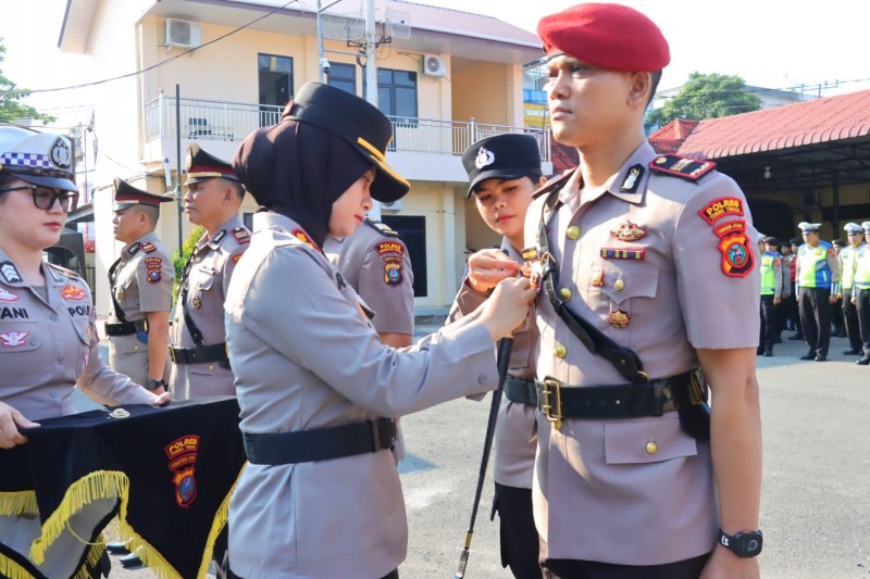 Kapolres Pimpin Sertijab 2 Kasat Dan 1 Kapolsek