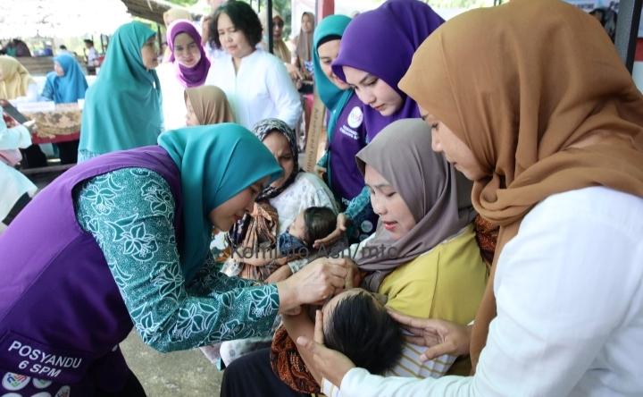 Tim Posyandu Kabupaten Asahan Kunjungi Desa Desa