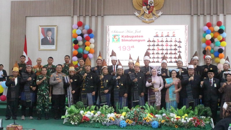 Wakapolres Simalungun Hadiri Rapat Paripurna DPRD