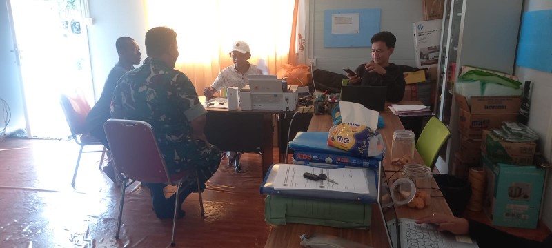 Komsos Babinsa Mamut Bersama Perangkat Desa, Perkuat Sinergi Bangun Harmoni dan Nasionalisme, Demi Ketahanan Wilayah