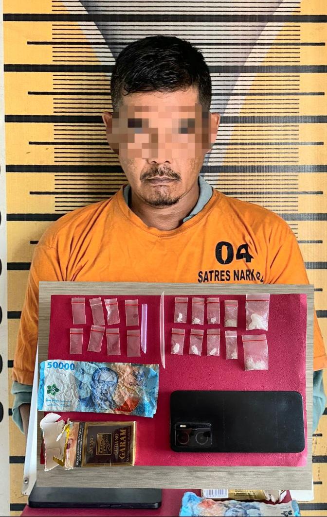 Pengedar Sabu Disergap dalam Warung