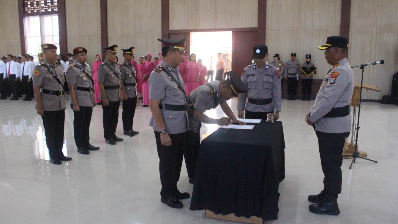 Polres Simalungun Gelar Sertijab Tiga Jabatan Strategis
