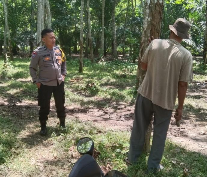 Bhabinkamtibmas Polsek Barumun Tengah Perkuat Sinergi Bersama Masyarakat