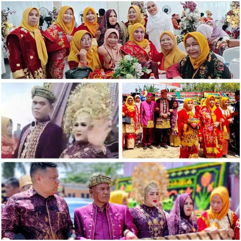 BM3 Labuhanbatu Baralek Gadang Di Resepsi  Pernikahan Agusti Hadijah Dengan Muhammad Fadel Siagian