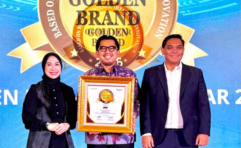 JNE Raih Dua Penghargaan, Golden Brand of The Year dan Digital Popular Brand Award 2026