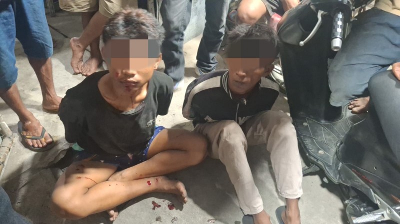 Dua Anggota Geng Motor di Belawan Ditangkap Bawa Sajam