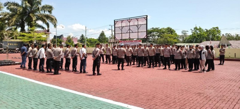 Tim Laser Unit Jatanras Sat Reskrim Polres Simalungun Unjuk Kemampuan dalam Pelatihan Sispam Mako Situasi Merah