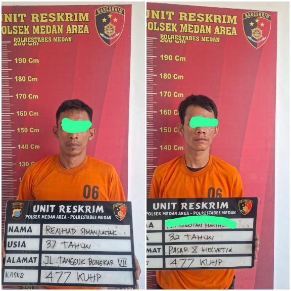 Polsek Medan Area Ringkus 2 Pembobol Klinik Gigi