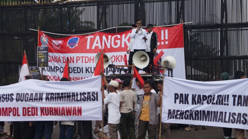 Dugaan Kriminalisasi Hukum, Demonstran Minta DPR dan Kapolri Periksa & Pecat Kompol DK Cs