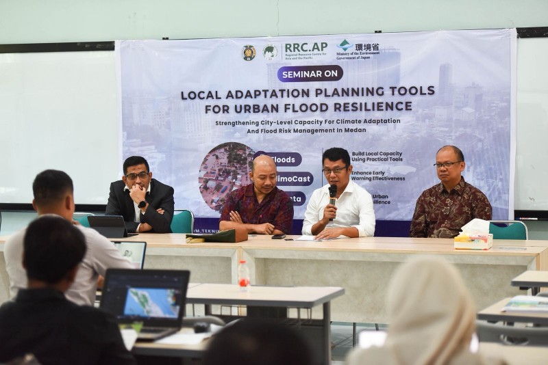 USU Bersama AIT dan Jepang Bahas Perencanaan Kota Dalam Menghadapi Risiko Banjir