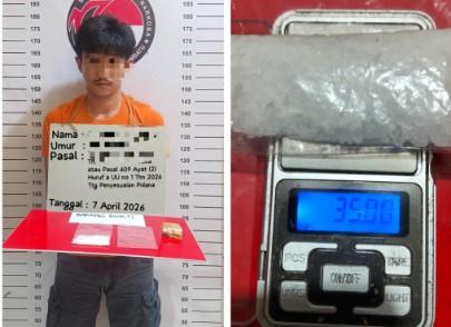 Pria ini Dijebloskan ke Tahanan Polres Labuhanbatu