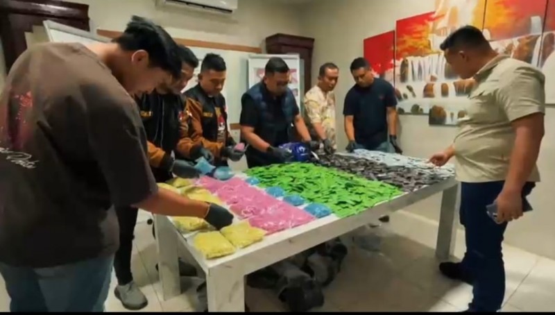 Lagi, Polrestabes Medan Ungkap Sindikat Narkoba Internasional Vape, Sabu, Hingga Ekstasi Berjumlah Besar Disita