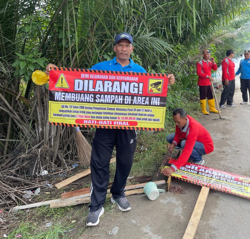 Kades Kolam Ajak Warga Jaga Lingkungan, Pelanggar Siap Ditindak