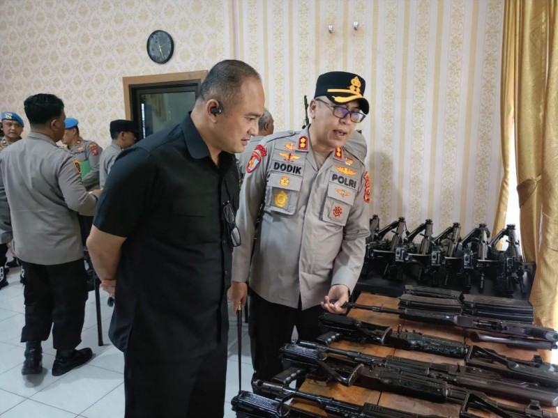Pastikan Senjata Tidak Macet, Siap Digunakan Dalam Tugas Perlindungan Masyarakat