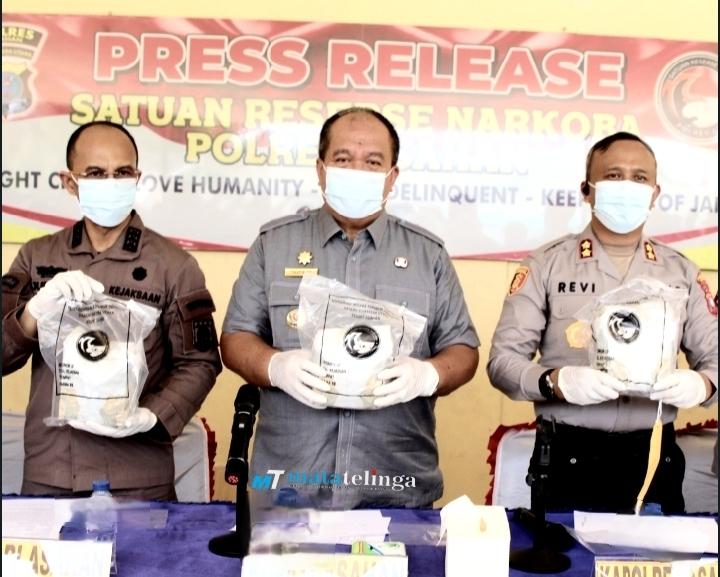 Ungkap Kasus Lundup Narkoba Dipimpin Kapolres Asahan