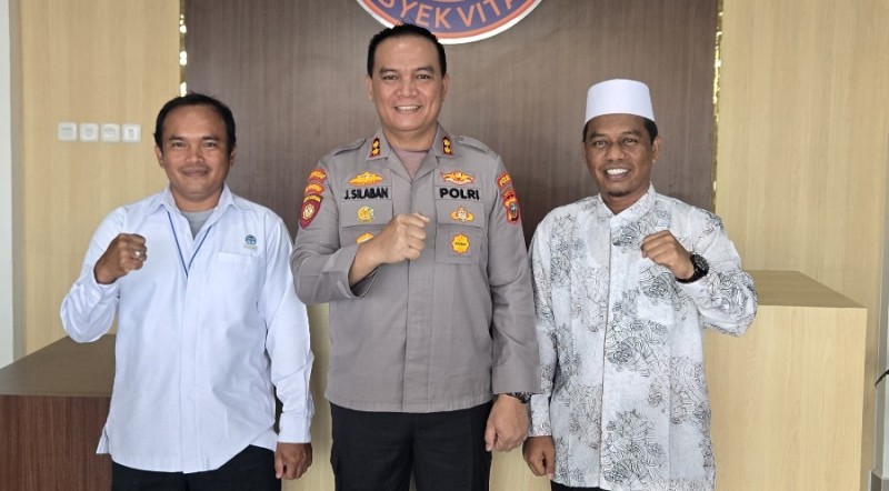 Bangun Hubungan Baik, KBB dan IPAM Martubung Sambangi Wadir Pamobvit Poldasu