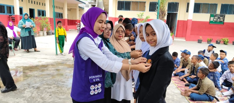 Pemdes Bandar Khalipah Perkuat Edukasi Pelajar melalui Penyuluhan Narkoba dan Bela Negara