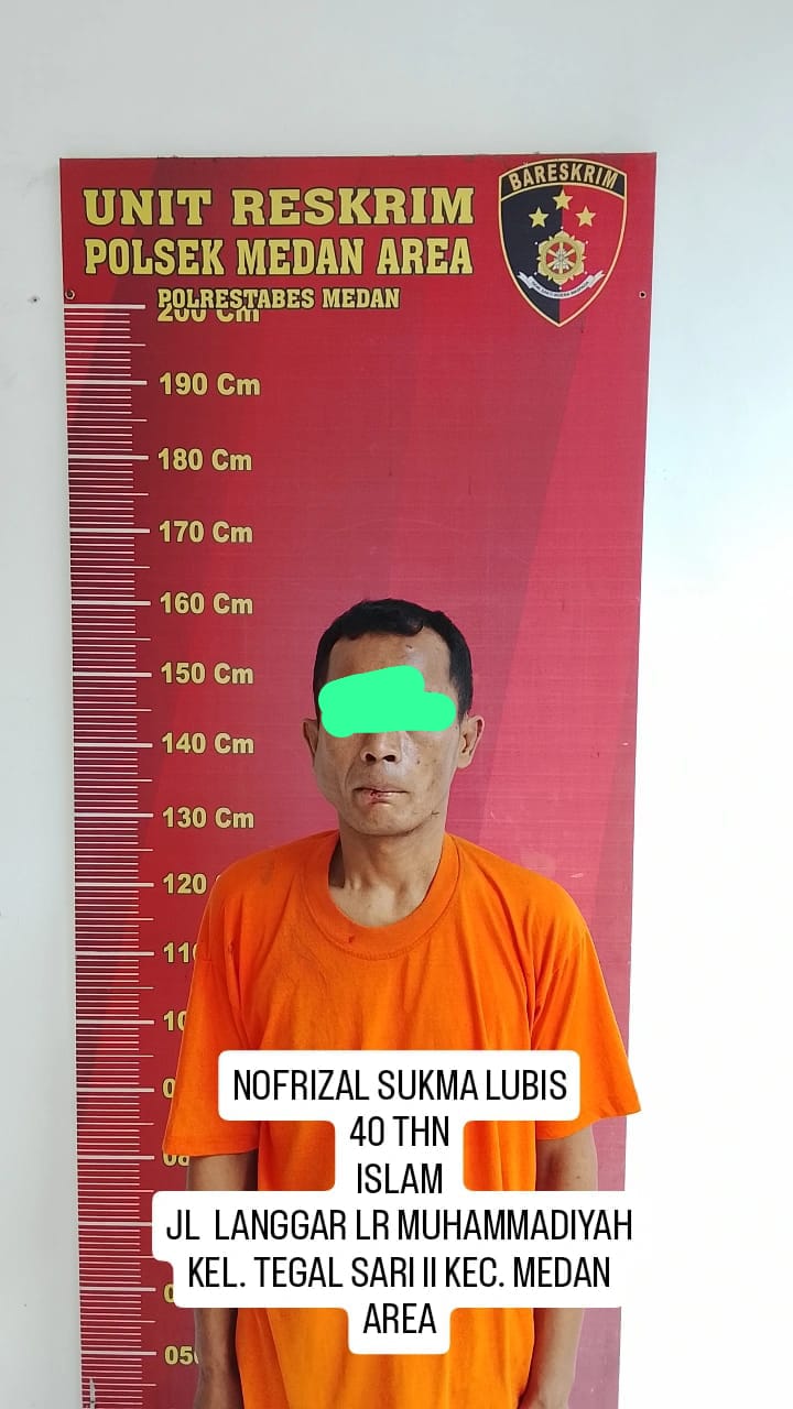Dipergoki saat Beraksi, Polsek Medan Area Amankan Maling di Rumah Kosong