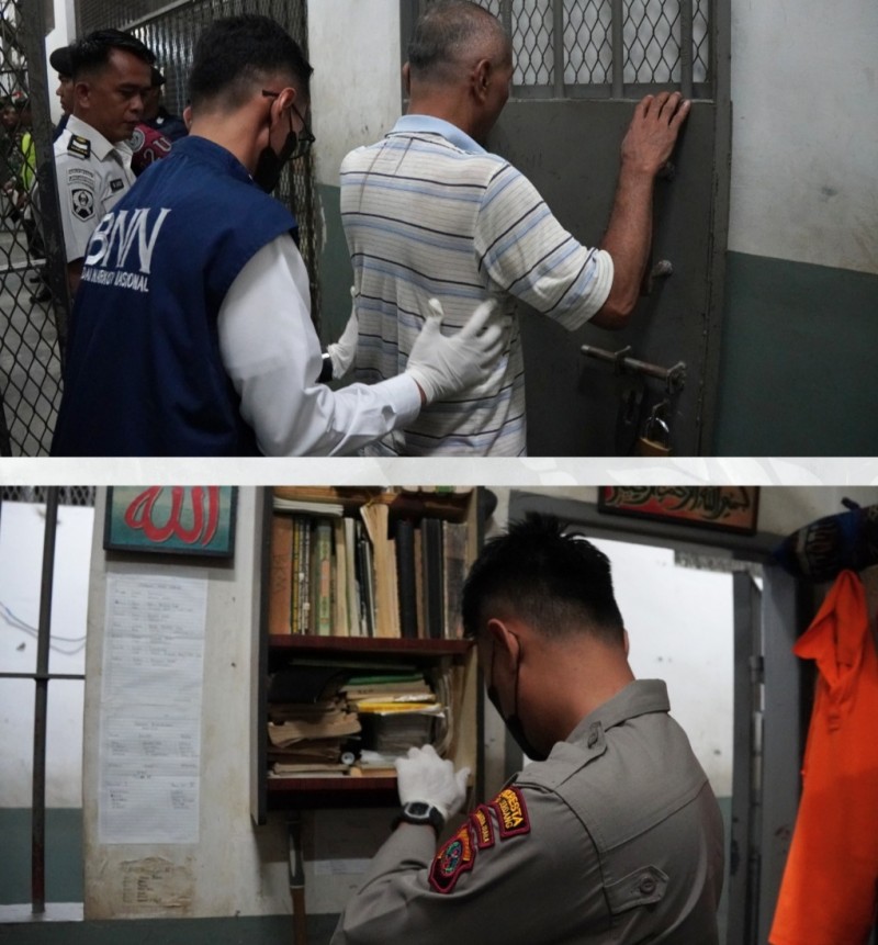 Menjaga Harapan dan Ketertiban, Lapas Lubuk Pakam Gelar Razia Bersama Aparat