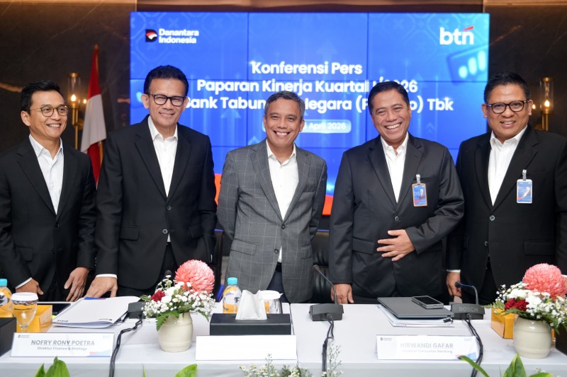 Per Kuartal I/2026, BTN Sukses Catat Pertumbuhan Laba Bersih yang Melesat 22,6% yoy