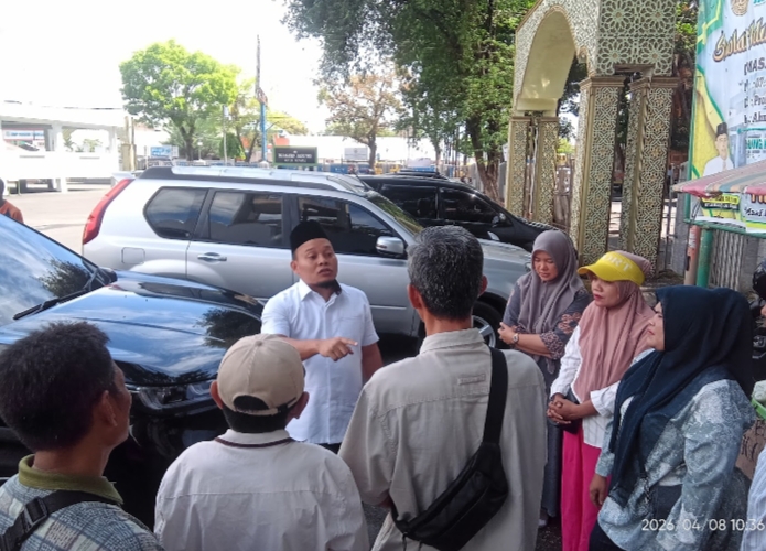 Keluhan Puluhan Pedagang Lapak di Gusur Pemkot Binjai, Diapresiasi Wakil Ketua DPRD Binjai.