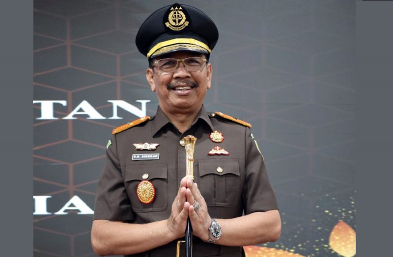Jaksa Agung Lantik Saiful Bahri Siregar Jadi Kajati Bengkulu