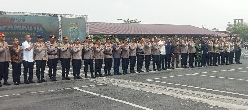 Kapolda Sumut Yakin Personel Sispamkota Mampu Amankan Kota Medan
