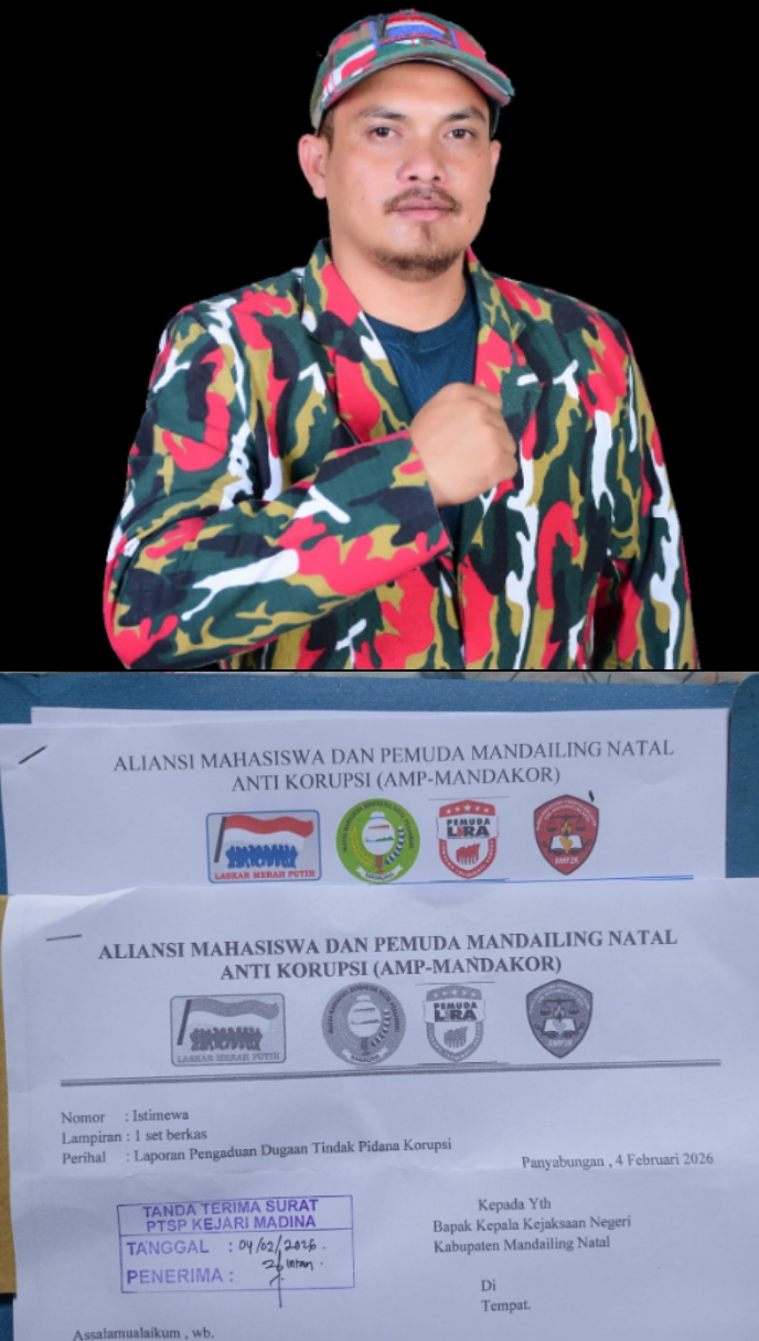 Ketua LMP Madina Tuding  Kejari Madina Lamban Tak Bernyali Periksa Dinas Pendidikan