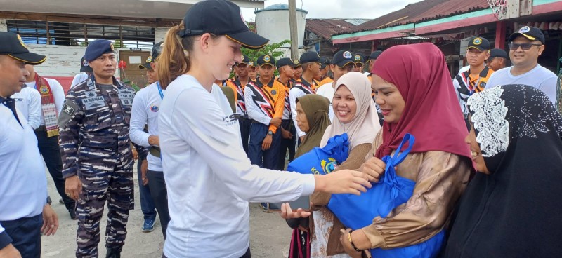 Peserta APCS Kodaeral I Gelar Bhakti Sosial di Deli Serdang dan Belawan