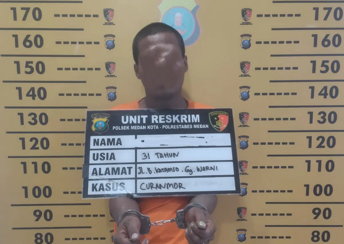 Eks Penghuni Lembaga Pemasyrakatan di Tangkap Polsek Medan Kota