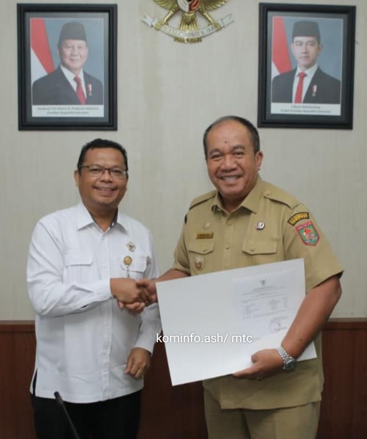 Pimpinan BPK RI Perwakilan Sumut Kunjungi Asahan