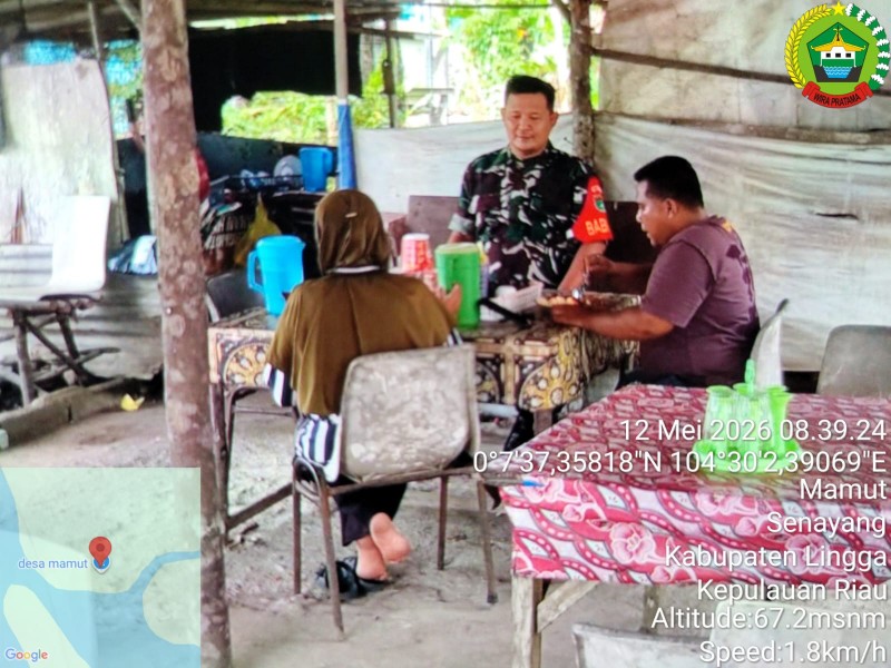 Melalui Komsos, Babinsa Mamut Perkuat Kesadaran Warga Bahaya Hoaks dan Disinformasi