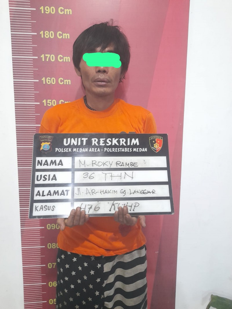 Polsek Medan Area Amankan Maling Spesialis Meteran Gas