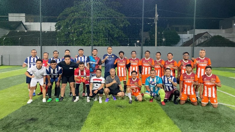 Perkuat Sinergi dan Silaturahmi, Kejari Medan-Forwakum Gelar Mini Soccer