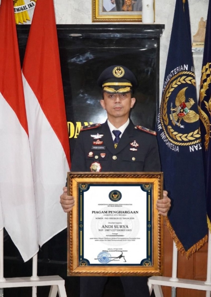 Andi Surya, Sosok Pimpinan Penuh Inovatif Raih Penghargaan Petugas Berinovasi dari Direktur Jenderal Pemasyarakatan