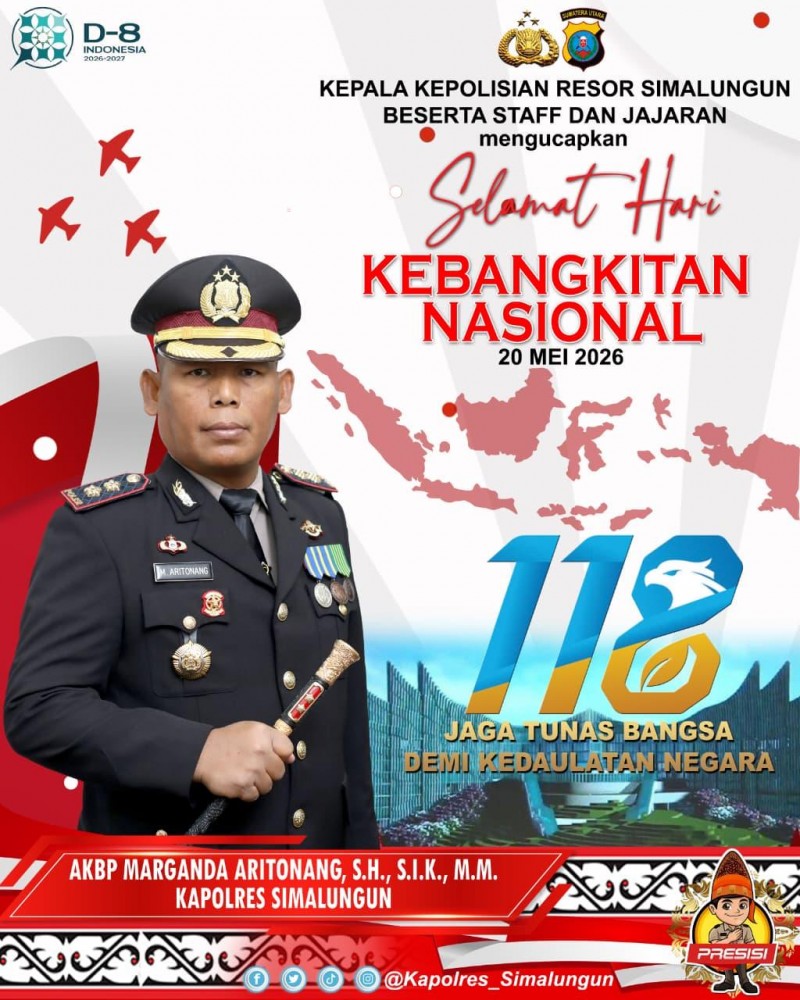 Kapolres Simalungun: "Jaga Tunas Bangsa Demi Kedaulatan Negara" &mdash; Polri Hadir Humanis dan Berintegritas di Hari Kebangkitan Nasional ke-118