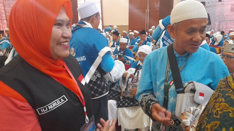 Kakan Kemenhaj Deli Serdang Hj Nurlela Pesan ke Jamaah Jaga Kesehatan, Ikuti Aturan dan Disiplin