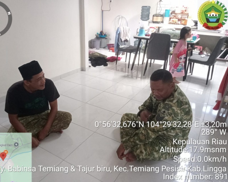 Babinsa Koramil 06/Senayang Bersama LAM Komitmen Jaga Warisan Budaya Melayu di Kabupaten Lingga