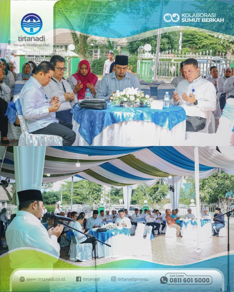 Dirut Perumda Tirtanadi Serahkan 13 Ekor Hewan Sapi Kurban