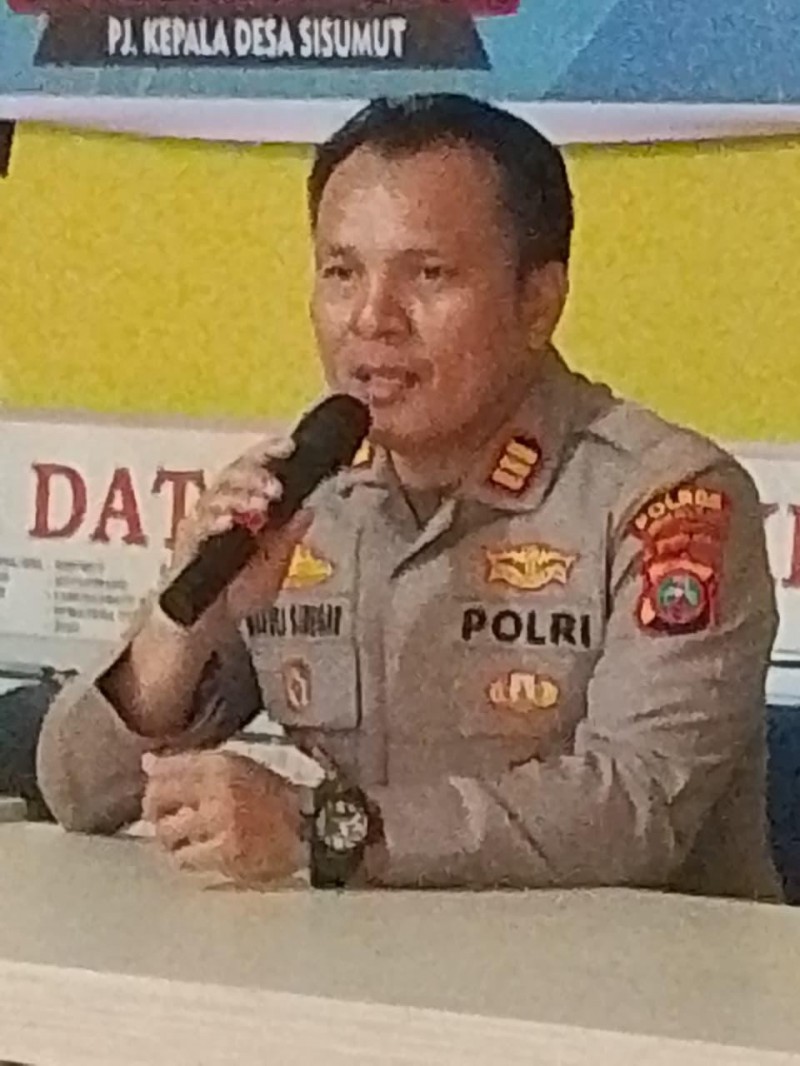 Kapolsek Kotapinang Sambangi Desa-Desa, Rangkul Warga Lawan Pencurian Sawit, Narkoba dan Kekerasan Seksual Anak