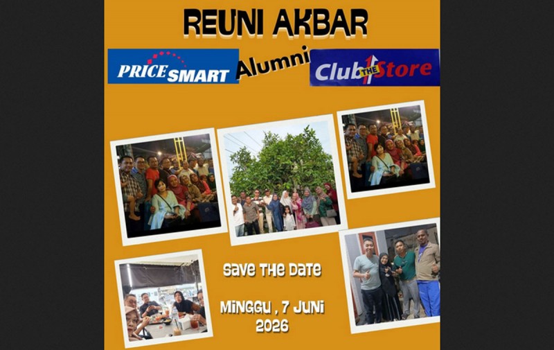 Jalin Silaturahmi dan Kebersamaan, Alumni PriceSmart dan The Club Store Medan Gelar Reuni Akbar Juni 2026