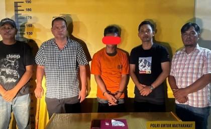 Polsek Kampung Rakyat Tangkap Pengedar Sabu di Perlabian