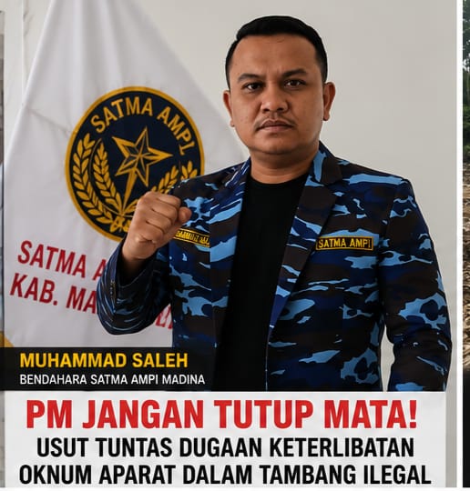 PM Jangan Jadi Penonton, Dugaan Beking Tambang Ilegal di Madina Harus Dibongkar