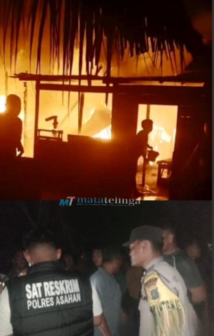 Dua Anak Terpaksa di Rujuk ke Rumah Sakit Medan, Akibat Kobaran Api